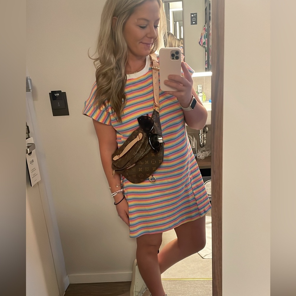 Colorful Striped Dress